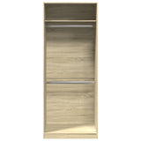 Wardrobe Sonoma Oak 80x50x200 cm Engineered Wood 3307794