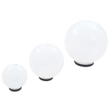 6 Piece LED Bowl Lamp Set Spherical 20/30/40 cm PMMA 277146