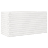 Garden Planter White 90x40x46 cm Solid Wood Pine 3282445