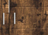 Bathroom Cabinet Set TULUM Smoked Oak 60 x 34 x 63 cm 880326