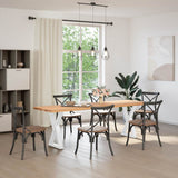 Dining Table Legs 2 pcs White 60x cm Steel 4012721