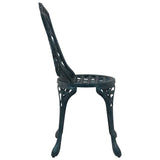 Garden Chair 2 pcs Green 39 x 40 x 87cm Aluminium 42002397
