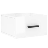 Wall-mounted Bedside Cabinets 2 pcs High Gloss White 35x35x20 cm 829841