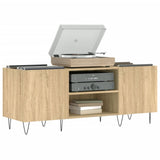 Record Cabinet Sonoma Oak 121x38x48 cm Engineered Wood 831679