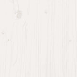 Garden Planter White 70x70x46 cm Solid Wood Pine 3282415