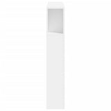 LED Headboard White 100x18.5x103.5 cm Engineered Wood 837330
