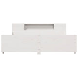 Bed Frame without Mattress White 180x200 cm Super King Solid Wood Pine 3323759