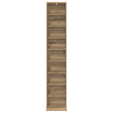 CD Cabinet Artisan Oak 33 x 23.5 x 175 cm Engineered Wood 8012656