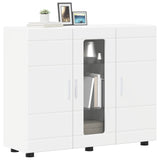 Wooden Cabinet White 88.5 x 30.5 x 73 cm Engineered Wood 880301
