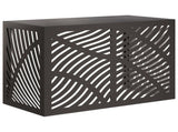 Air Conditioner Cover Black 100 x 50 x 70 cm Steel 8014101