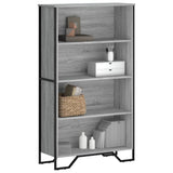 Bookcase Grey Sonoma 80x31x137,5 cm Engineered Wood 848632