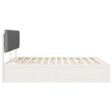 Bed Frame with Upholstered Headboard Light Grey 180 x 200 cm 3398218