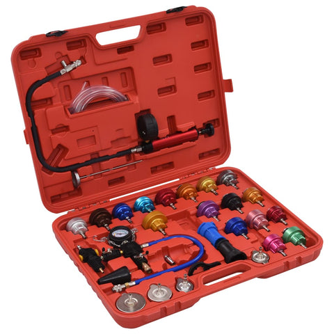 28 Piece Cooling System & Radiator Cap Pressure Tester 210534