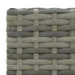 5 Piece Garden Bar Poly Rattan Grey 3064773