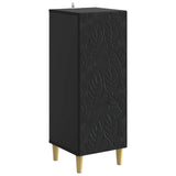 Sideboard Black 33 x 34.5 x 90 cm Engineered Wood 895056