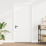 Interior Door White 86 x 198.5 cm Plywood 42052396