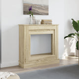 Fireplace Surround Sonoma Oak 90x30x90 cm Engineered Wood 854591