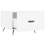 Coffee Tables 2 pcs White 50x50x40 cm Engineered Wood 829333