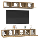 TV Cabinet Set 5 pcs Artisan Oak Engineered Wood 3393407