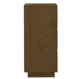 Sideboards 2 pcs Honey Brown 32x34x75 cm Solid Wood Pine 813372