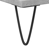 Sink Cabinet Concrete Oak 65x33x60 cm Engineered Wood 857225
