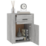 ZNTS Bedside Cabinet Grey Sonoma 50x36x60 cm Engineered Wood 816726