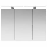 Bathroom Mirror Cabinet Grey Sonoma 100 x 14.5 x 70 cm 889132