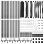 Fence with Posts Grey 0.6 x 100 m PVC-coated steel 3353299