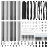 Fence with Posts Grey 0.6 x 100 m PVC-coated steel 3353299