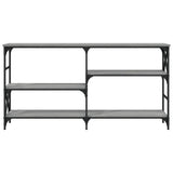 Console Table Grey Sonoma 150x29x76.5 cm Engineered Wood 835472