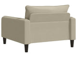 XL Armchair Sand Velvet 42043544