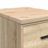 Garage Storage Cabinet Sonoma Oak 40x51x85 cm Solid Wood Pine 860591