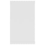 Wall Cube Shelf 4 pcs White 80x15x26.5 cm Engineered Wood 807107