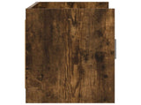 TV Cabinet 102 x 33 x 47 cm Smoked Oak Engineered Wood 8011191