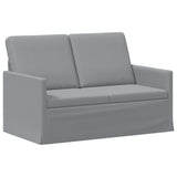 Sofa Set 2 pcs Light Grey Fabric 3433134