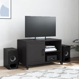 TV Cabinet Black 68x39x43.5 cm Steel 846668