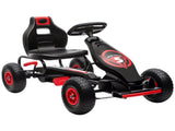 Kids Pedal Go Kart, with Adjustable Seat, Inflatable Tyres - Red T3398P348333