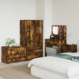 Storage Cabinet Smoked Oak 80 x 48 x 57 cm Engineered Wood 888822