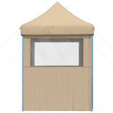 Party Tent Folding Beige 200 x 200 x 306 cm Oxford Fabric 42023533