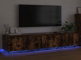 TV Cabinet Smoked Oak 180 x 38 x 49 cm Engineered Wood 3376148