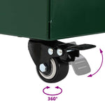 Parasol Base with Planter Green 45 x 45 x 45 cm Steel 42010367