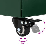 Parasol Base with Planter Green 45 x 45 x 45 cm Steel 42010367