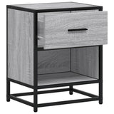 ZNTS Bedside Cabinet Grey Sonoma 40x31x50 cm Engineered Wood 848690