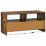 LED TV Cabinet Smoked Oak Engineered Wood 897880