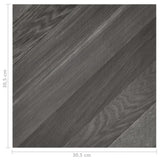 Self-adhesive Flooring Planks 55 pcs PVC 5.11 m Grey Striped 324679