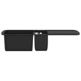 Granite Kitchen Sink Double Basin Black 142946