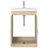 Bathroom Furniture Set Sonoma Oak 61 x 40 x 84.5 cm 3404352
