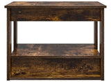 Coffee Table Smoked Oak 51 x 50 x 50 cm Engineered Wood 8000200