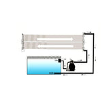 Solar Pool Heater Panel 80x620 cm 90349
