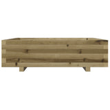 Garden Planter 90x90x26.5 cm Impregnated Wood Pine 847317